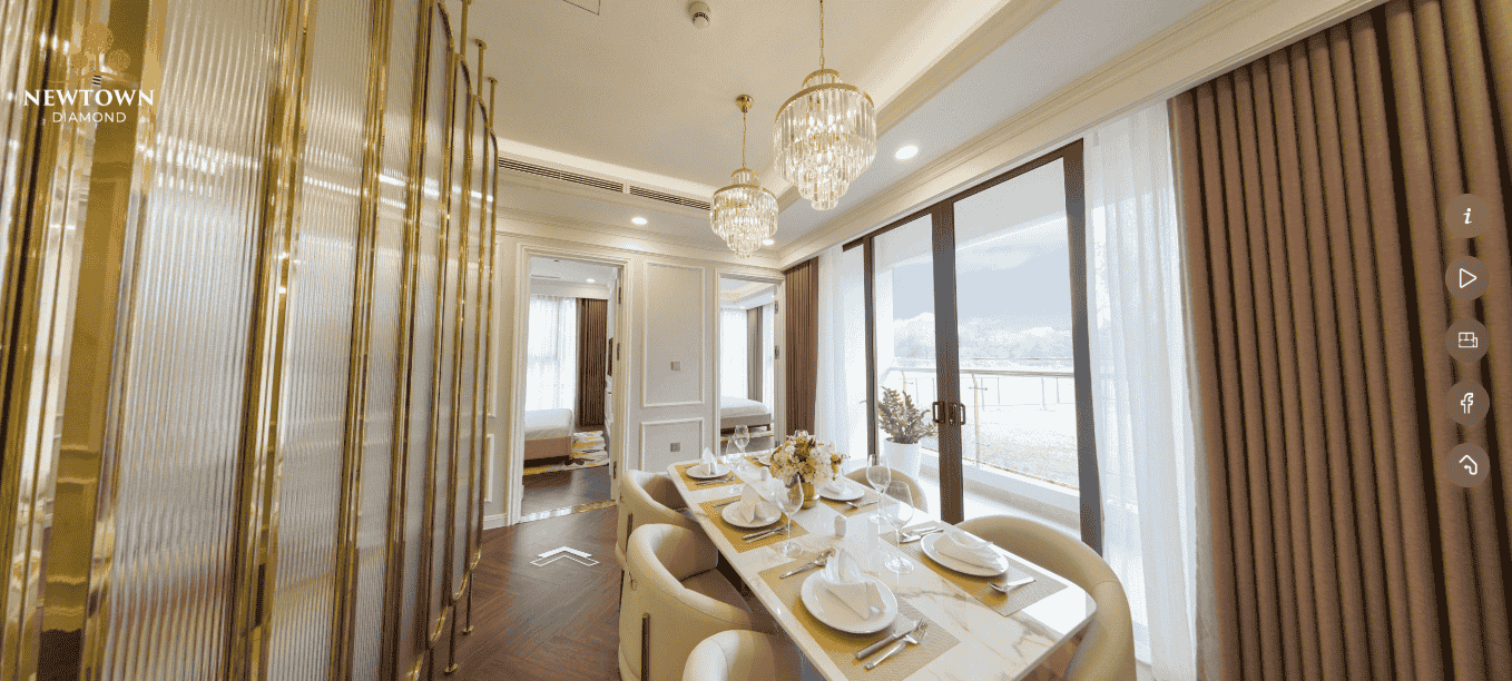 Newtown Diamond Đà Nẵng: Căn 1PN 34m2, chuẩn sống hiện đại 2