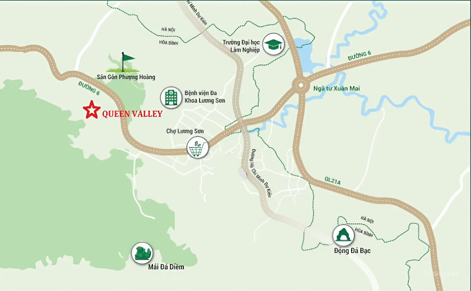 Đầu tư Queen Valley an cư lạc nghiệp tại Lương Sơn Hòa Bình giá tốt 5