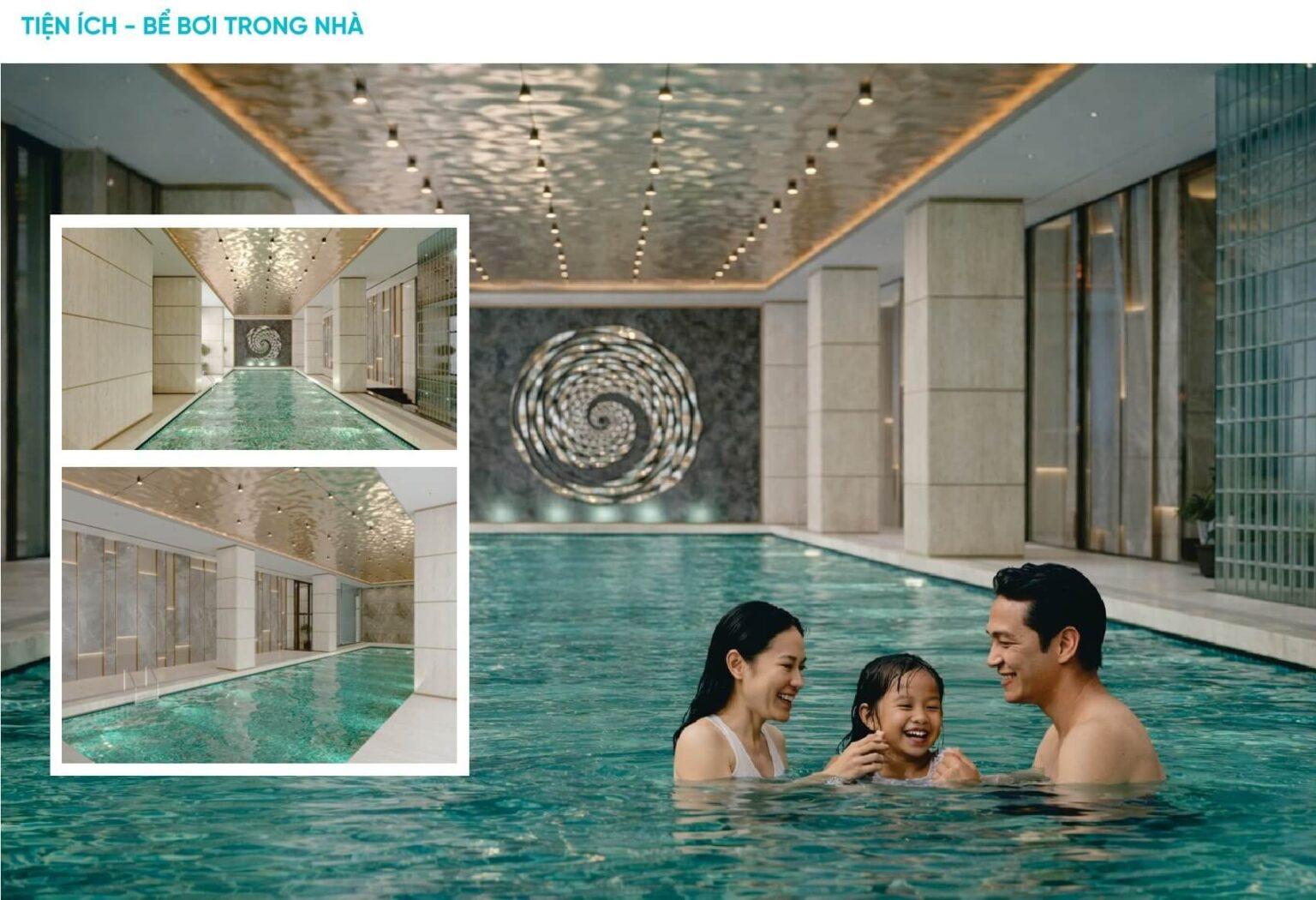 tiện ích chung cư viha flora hồng hà eco city bể bơi