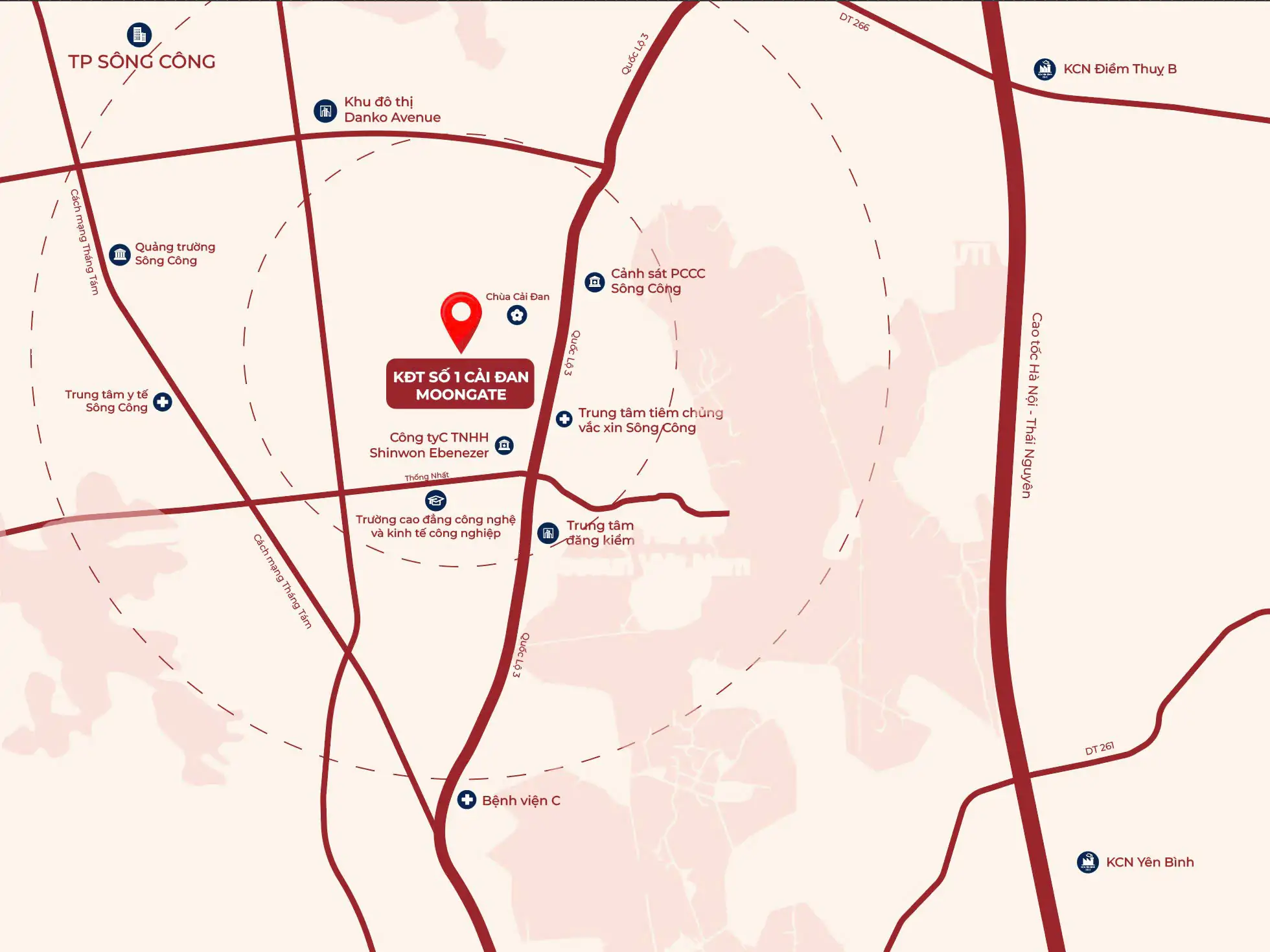 Lãi suất liền kề Thái Nguyên Moon Gate 0% ra sao? 3